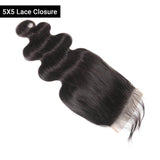 5x5 Brazilian body wave lace closure