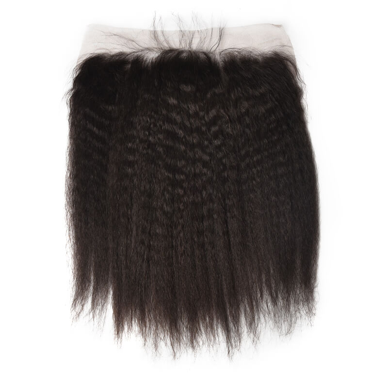 13x4 Brazilian kinky straight lace frontal