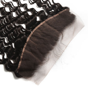 13x4 Brazilian curly lace frontal