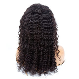 180% Density 13×4 Transparent Lace Frontal Wig Deep Wave