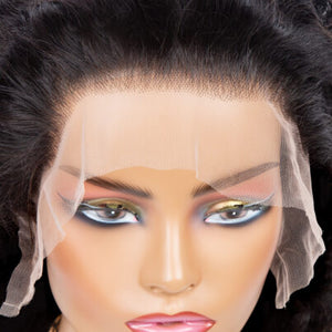 180% Density 13×4 Transparent Lace Frontal Wig Water Wave