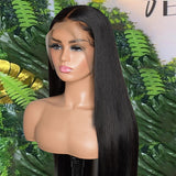 180% Density 13×4 Transparent Lace Frontal Wig Straight