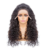 180% Density 13×4 Transparent Lace Frontal Wig Water Wave