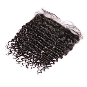 13x4 Brazilian kinky curly lace frontal