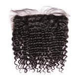 13x4 Brazilian curly lace frontal